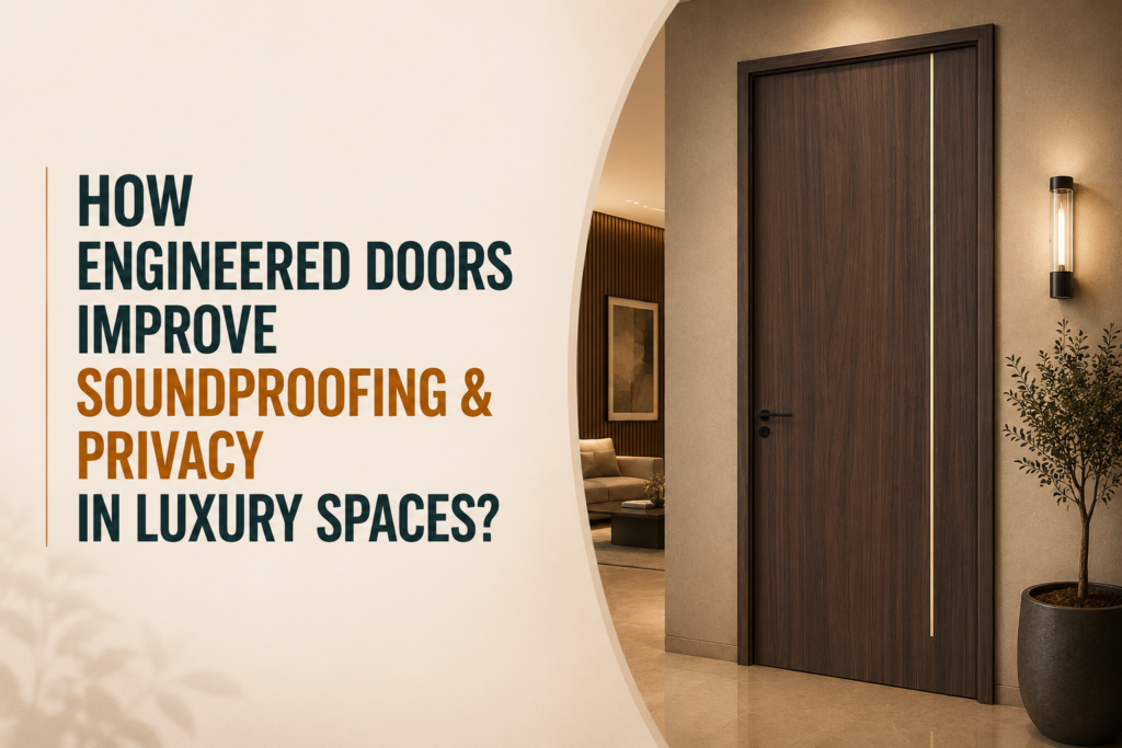 How Engineered Doors Improve Soundproofing & Privacy in Luxury Spaces?