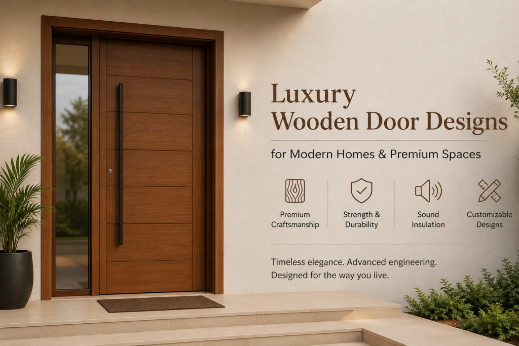 Stylish Wooden Door Designs for Luxury Homes