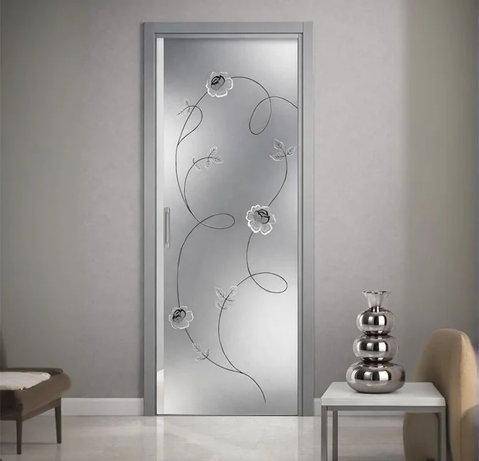 glass alwood door