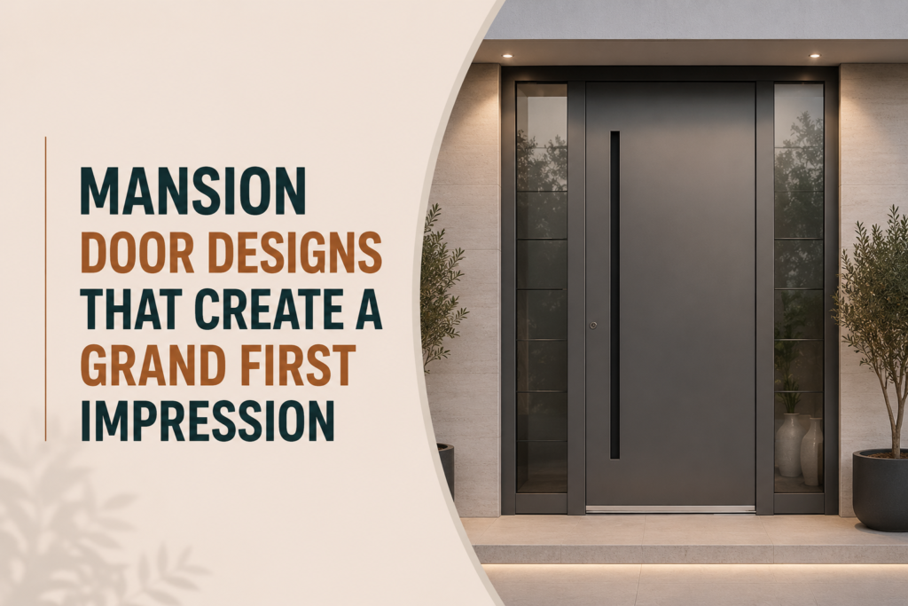 Mansion Door Designs That Create a Grand First Impression