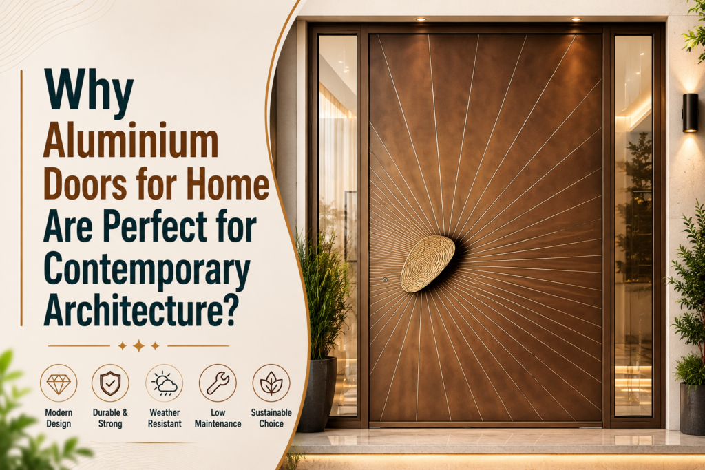 Why Aluminium Doors for Home Are Perfect for Contemporary Architecture?