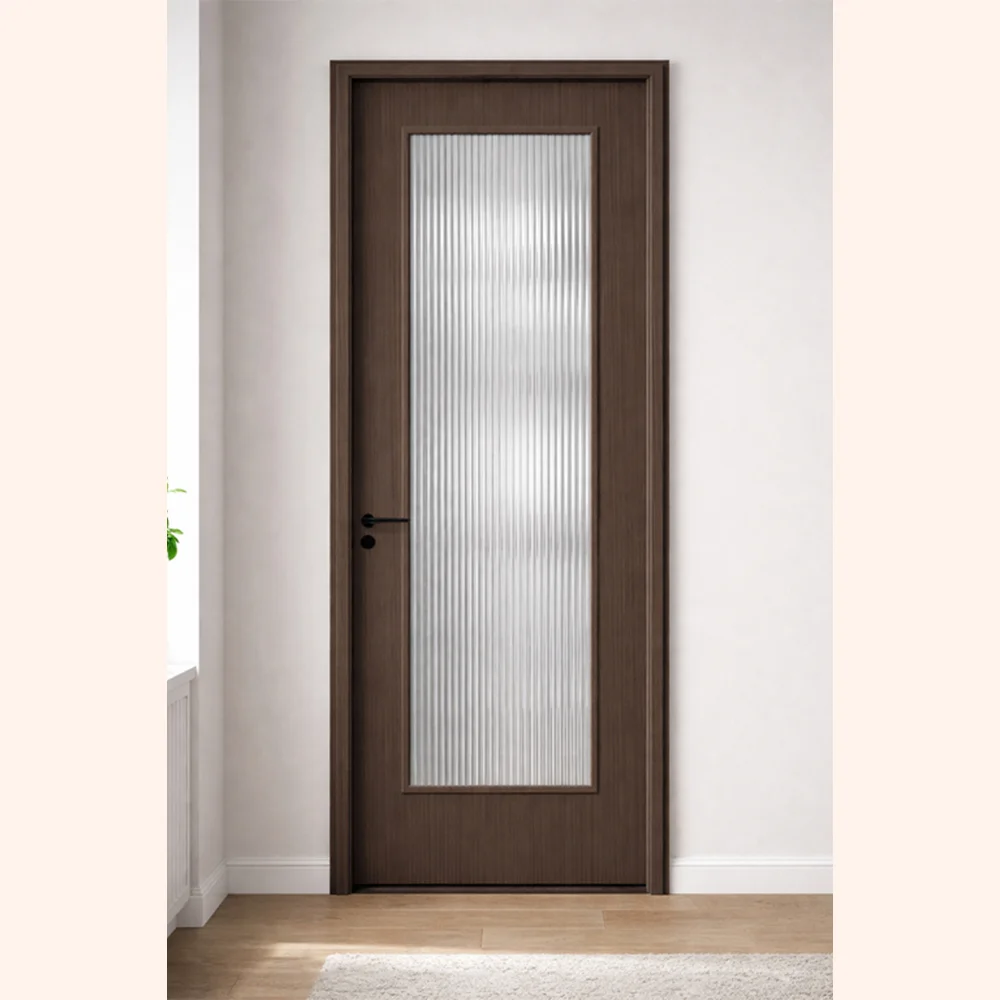 Wooden with Glass Shop Front Door