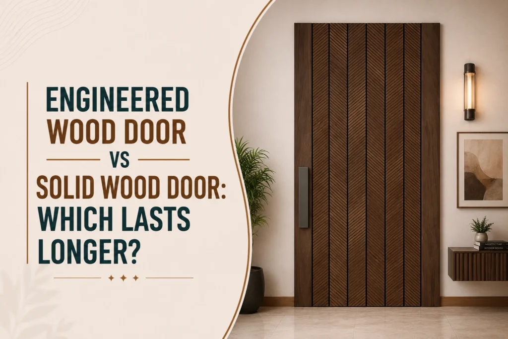 Engineered wood door vs solid wood door comparison for modern homes