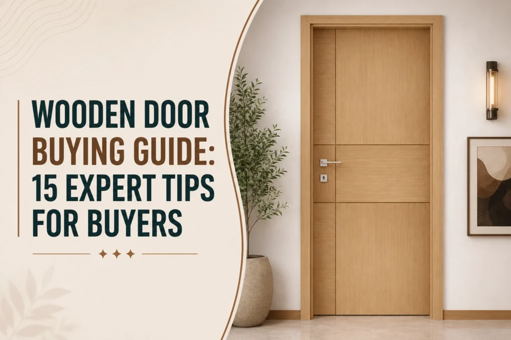 Wooden door buying guide for modern homes and luxury interiors