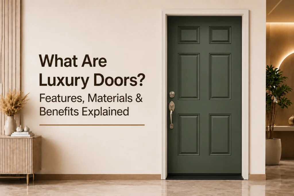 What Are Luxury Doors Features, Materials & Benefits Explained
